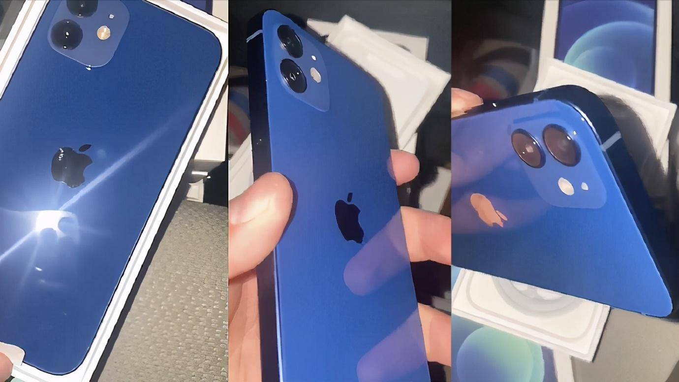 蓝色iphone12买家秀来了果粉看了集体想退货