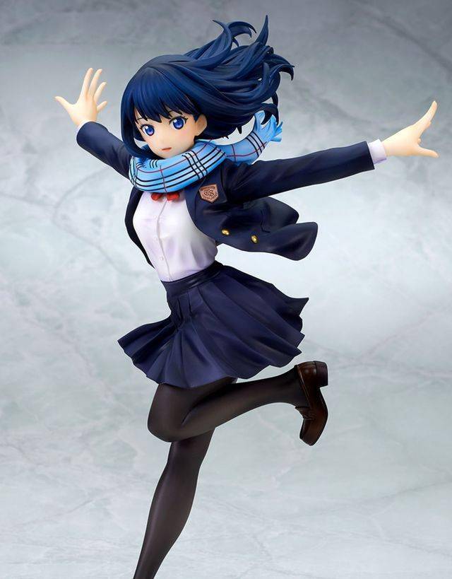 quesq公布「ssss.gridman」宝多六花校服版1/7手办 预订开启