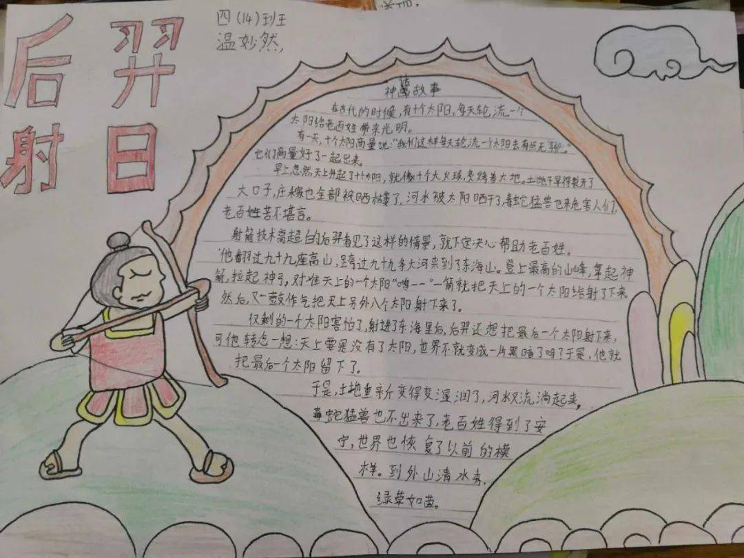 【丰翼小学】成语芬芳 故事流淌 ——我校四年级开展成语手抄报活动