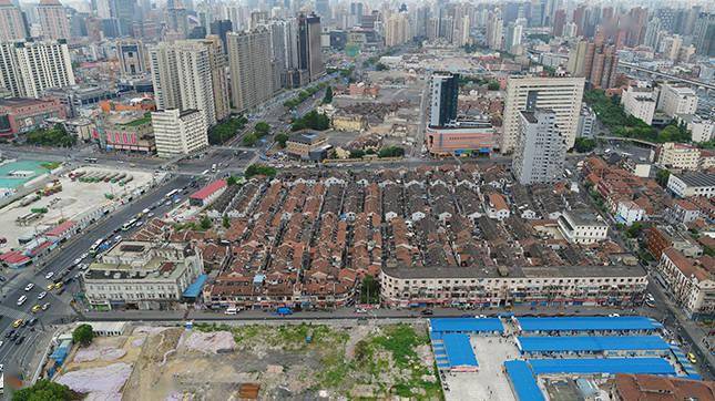 虹口区17街坊是该区近年来实施旧区改造体量最大的地块今年国庆节前夕