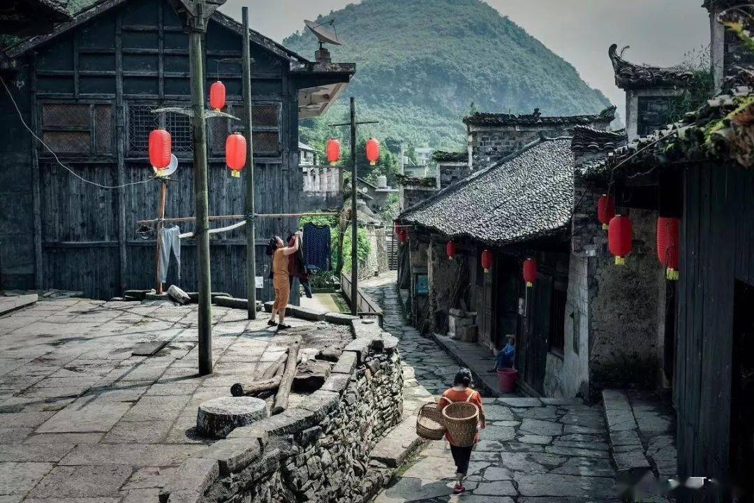 千年古寨展新颜!打卡张家界大山深处的绝美村落!_苦竹