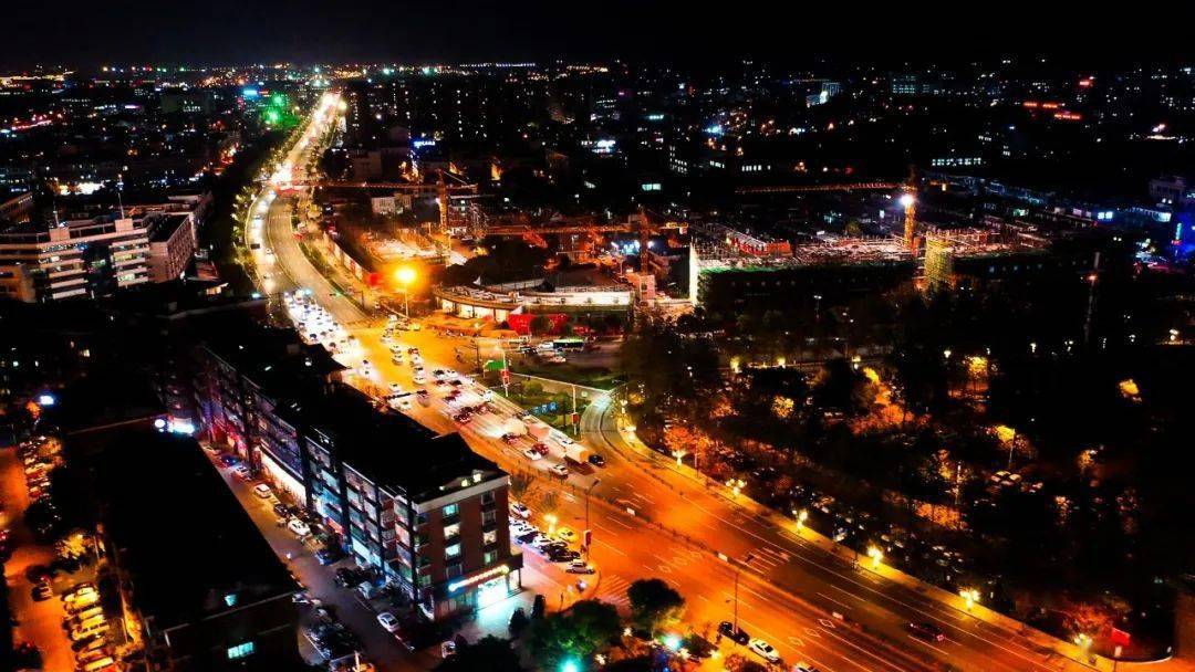 太美了北苑街道亮化工程点亮你的夜生活