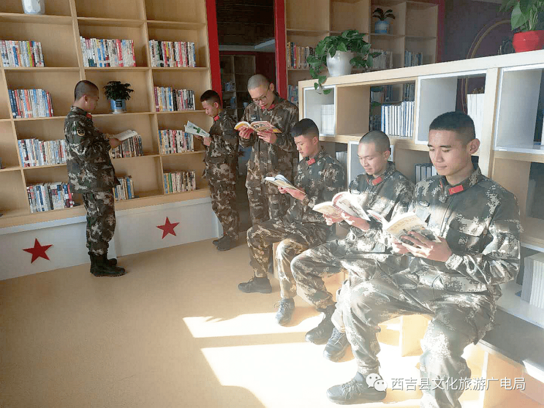 图书流通站书香进军营