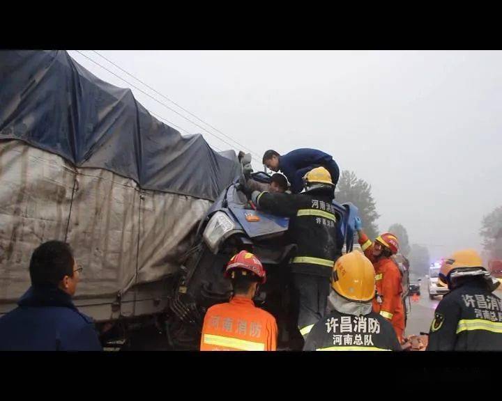 凌晨,311国道鄢陵段发生1起车祸