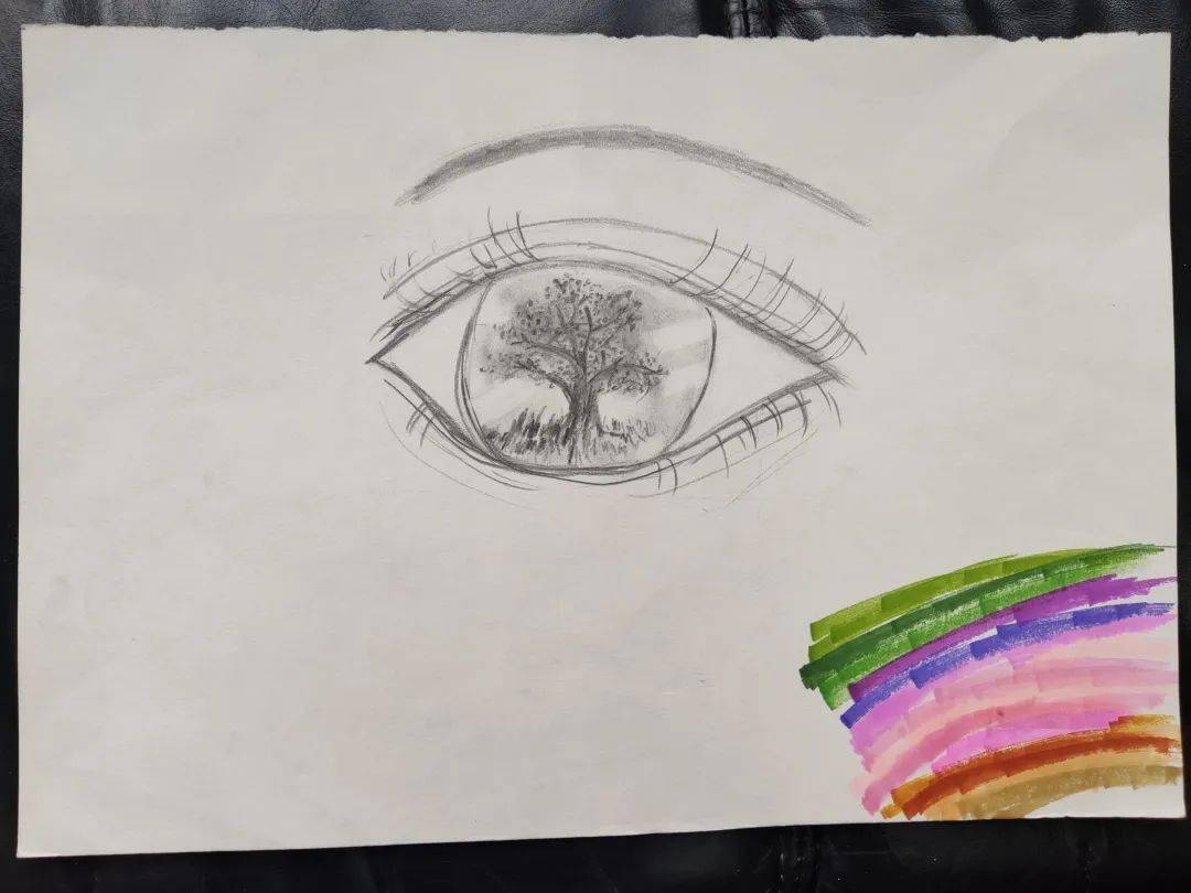 绘出心灵的画卷|记上海市建平实验中学学生爱眼护眼优秀绘画作品展示