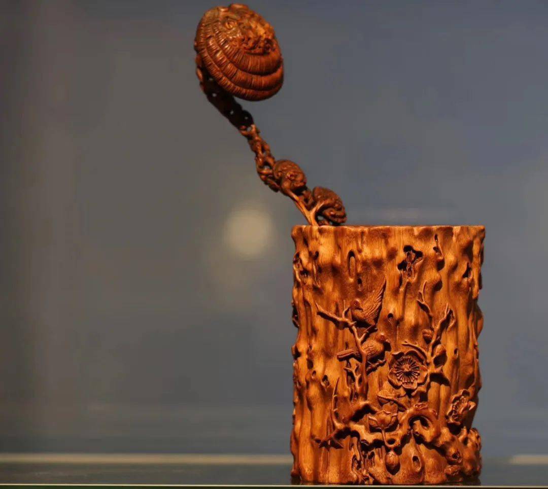 汉式工艺竹雕以竹为纸刀刻风雅