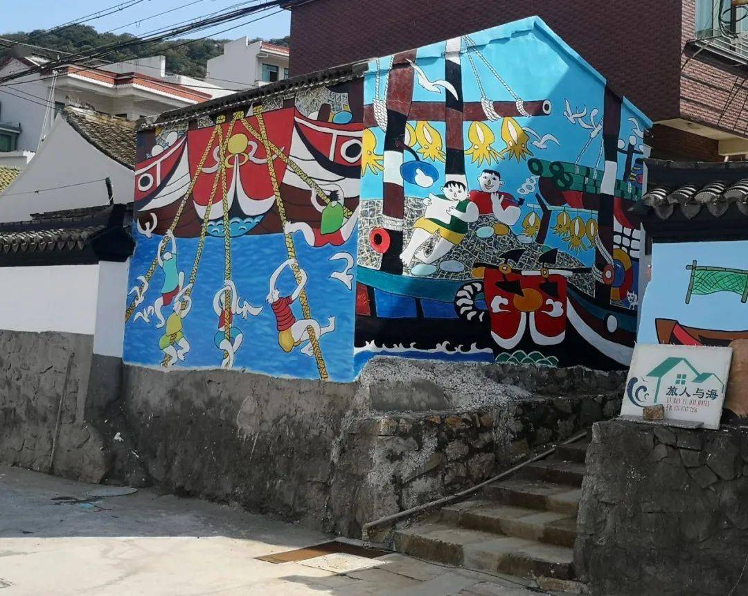 180米舟山最长的独立壁画太惊艳了