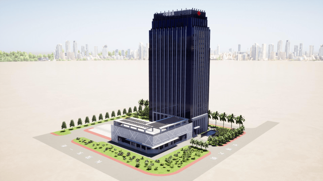 中国联通海南智慧大厦新建工程一期喜封金顶
