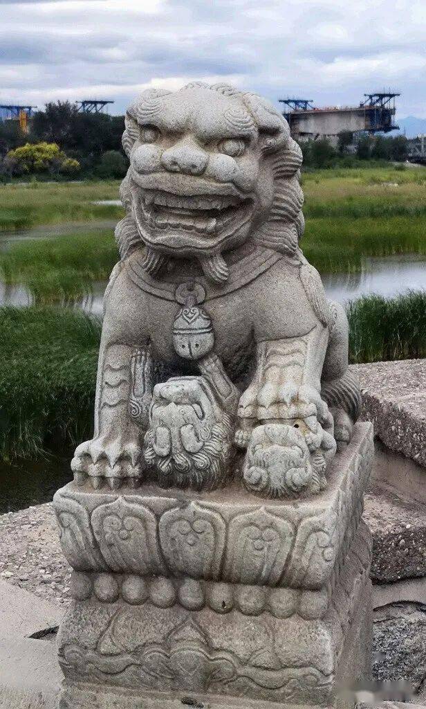 卢沟桥的狮子数不清