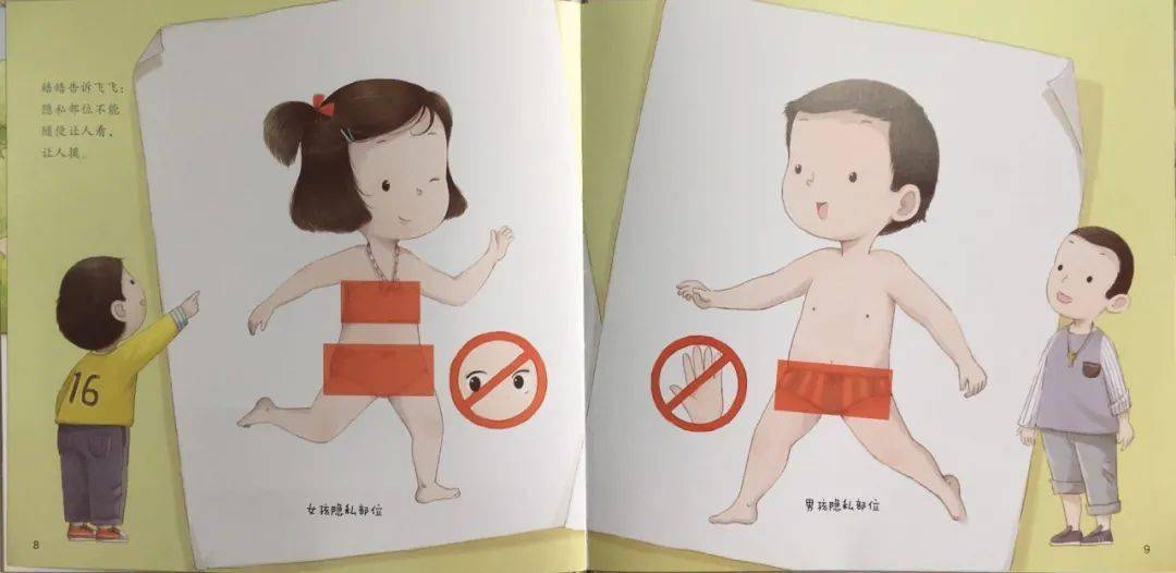 小蘑菇荐读儿童生理启蒙绘本大声说不可以