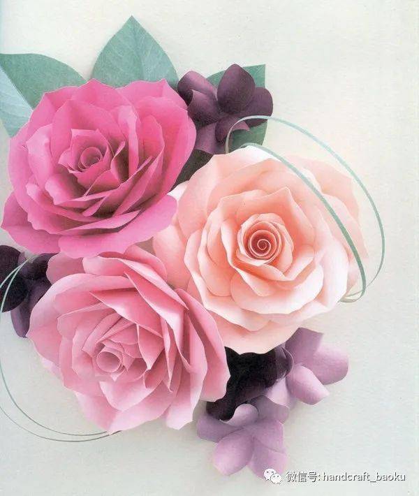 宝库纸艺70364||优雅的立体花剪纸