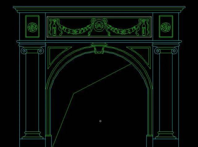 石材壁炉设计参考cad版