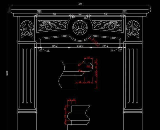 石材壁炉设计参考cad版