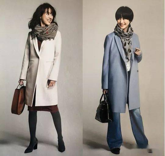 日本女性秋季大衣穿搭欣赏