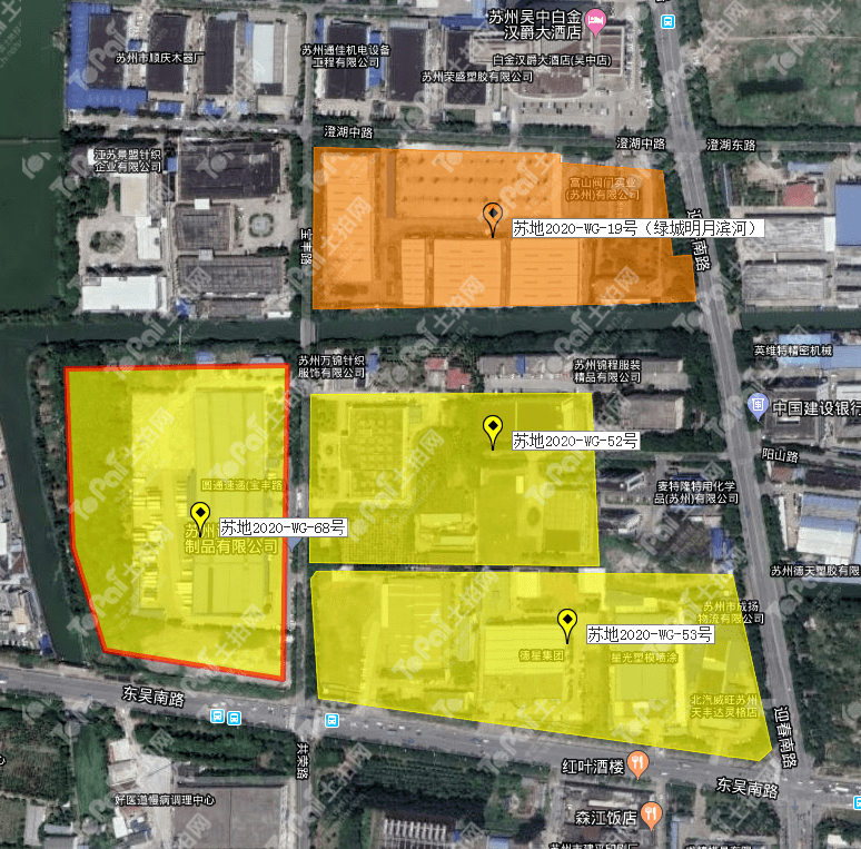 苏地2020-wg-68号地块位于城南街道宝丰路西侧,东吴南路北侧,出让面积