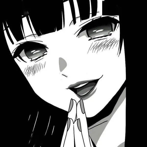 1101一波丧丧的黑白动漫头像