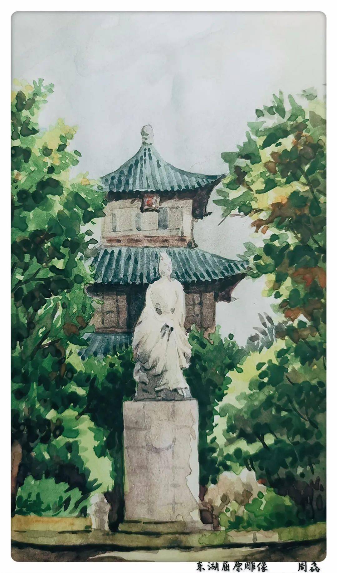 路上的风景武汉东湖写生画展