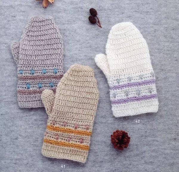 宝库编织||钩针编织温暖手套50款