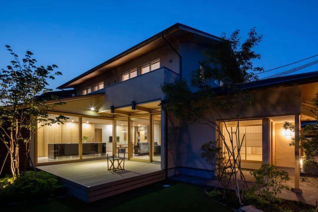 建筑日式庭院式住宅