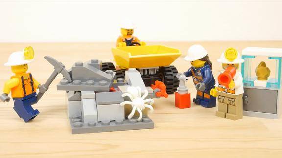 乐高lego采矿专家入门套装60184城市系列