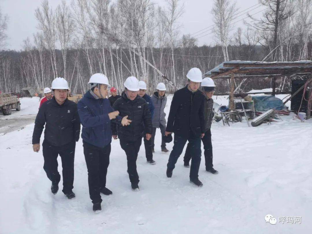 时政新闻呼玛县委副书记县长蒋明明深入旁开门金矿调研