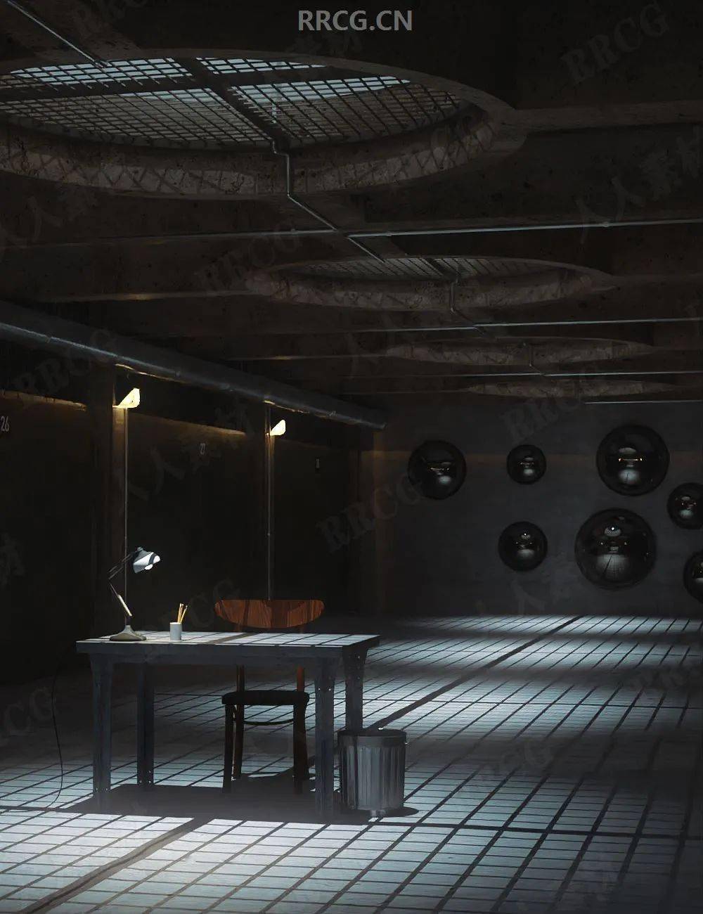 地牢场景地下监狱审讯室3d模型合集