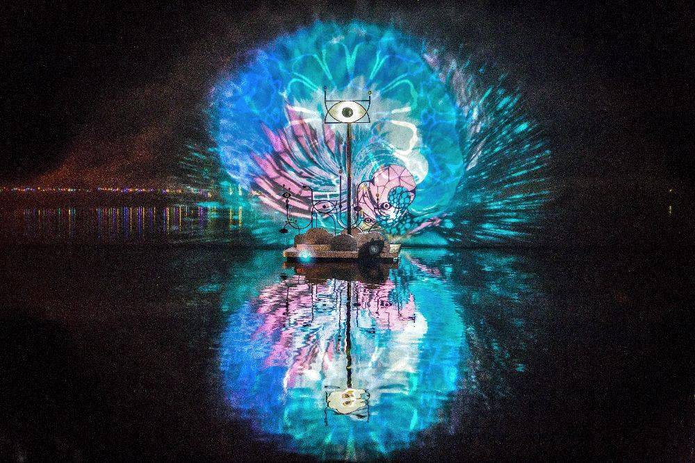 创意盘点 | 展馆设计高科技 ——水幕投影