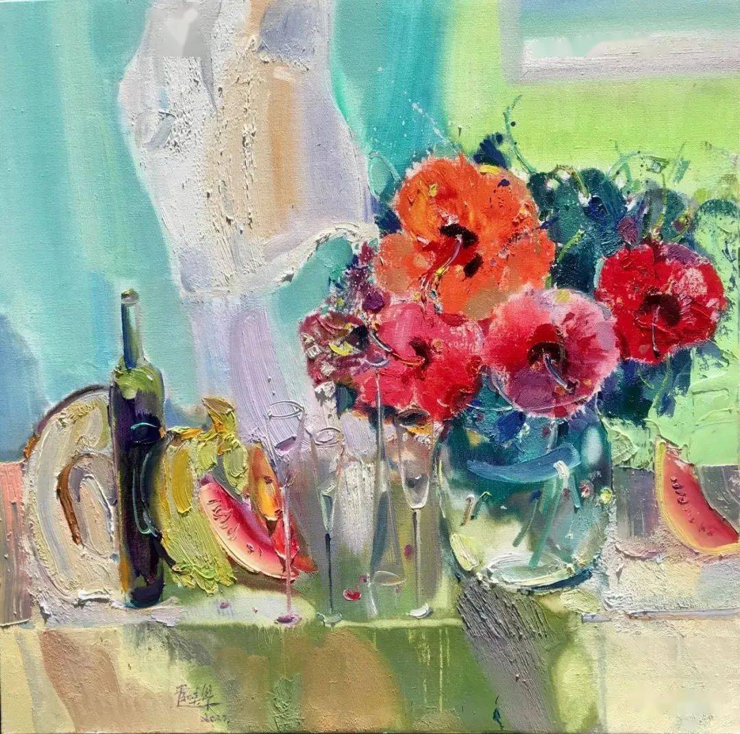 朵朵焰火美女管朴学作品附图景对照