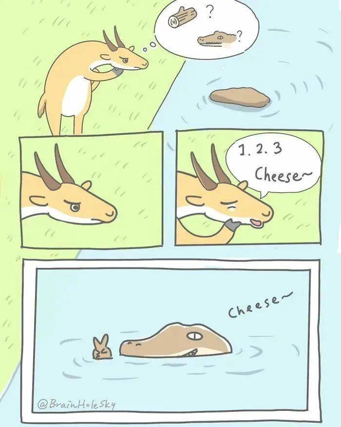 一组简短但十分有趣的小漫画治愈你的小无聊