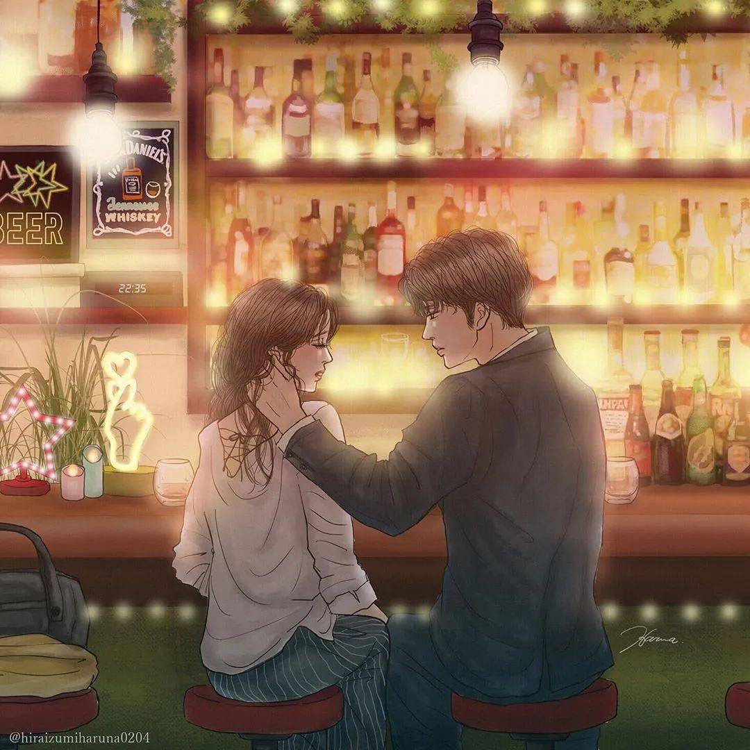 看完老脸就红日本插画师笔下又污又甜的情侣日常场面太过劲爆看完面红