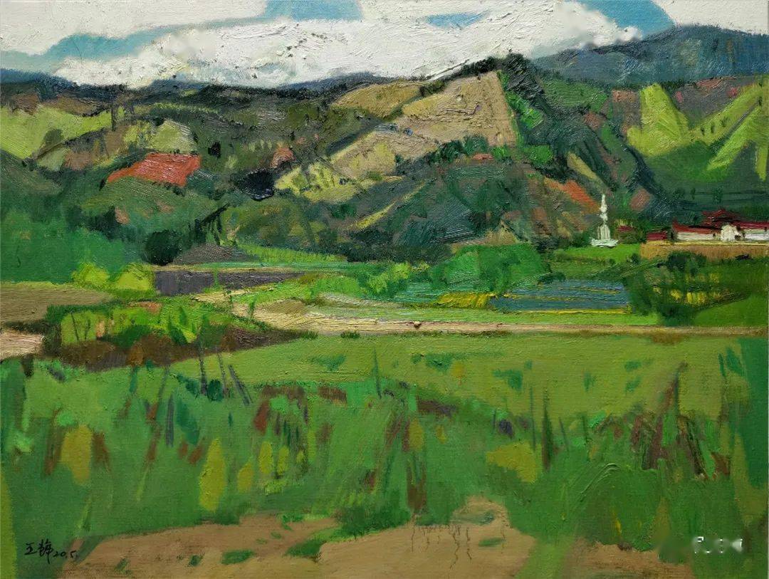 100x80 王辉 2020年李家峡山水 80x100 王辉 2020年更多2020作品布面