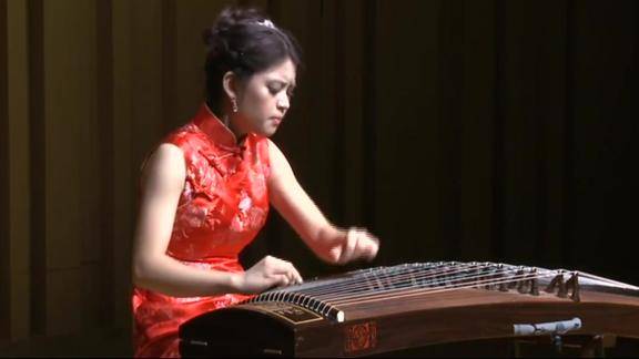 李晗曲青铜陈妍君古筝演奏