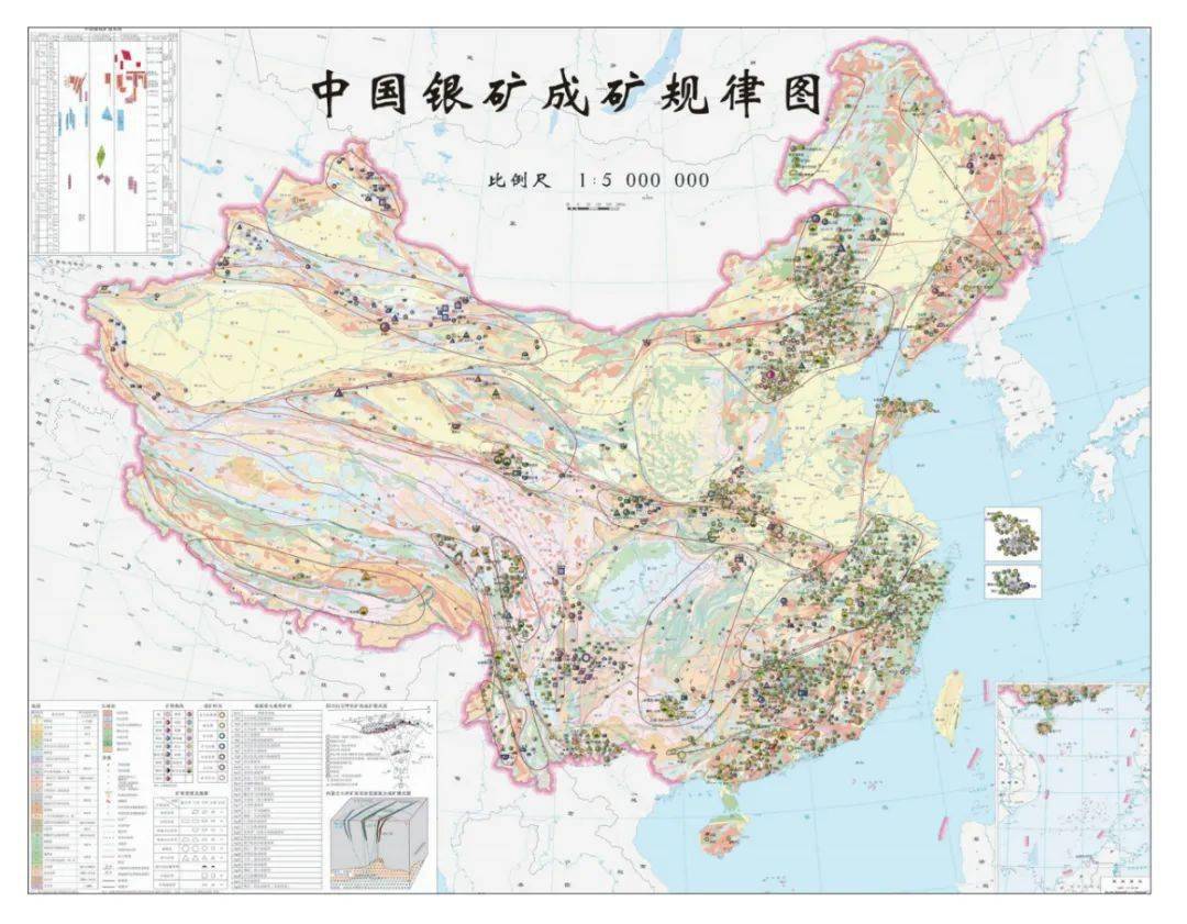 中国银矿分布图片