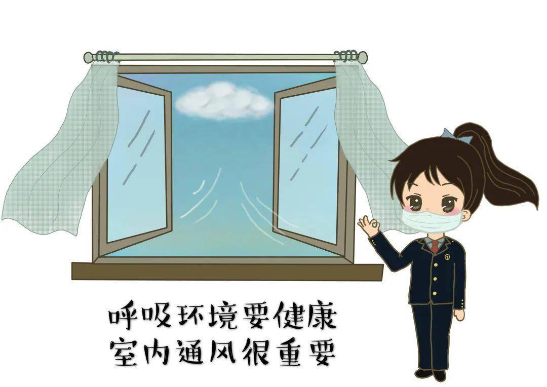 尽可能使用自然通风,每日上,下午各通风一次,保持室内温度.