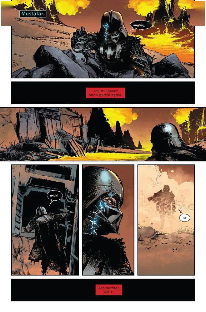 残缺的达斯维达见到纽特冈雷的尸体