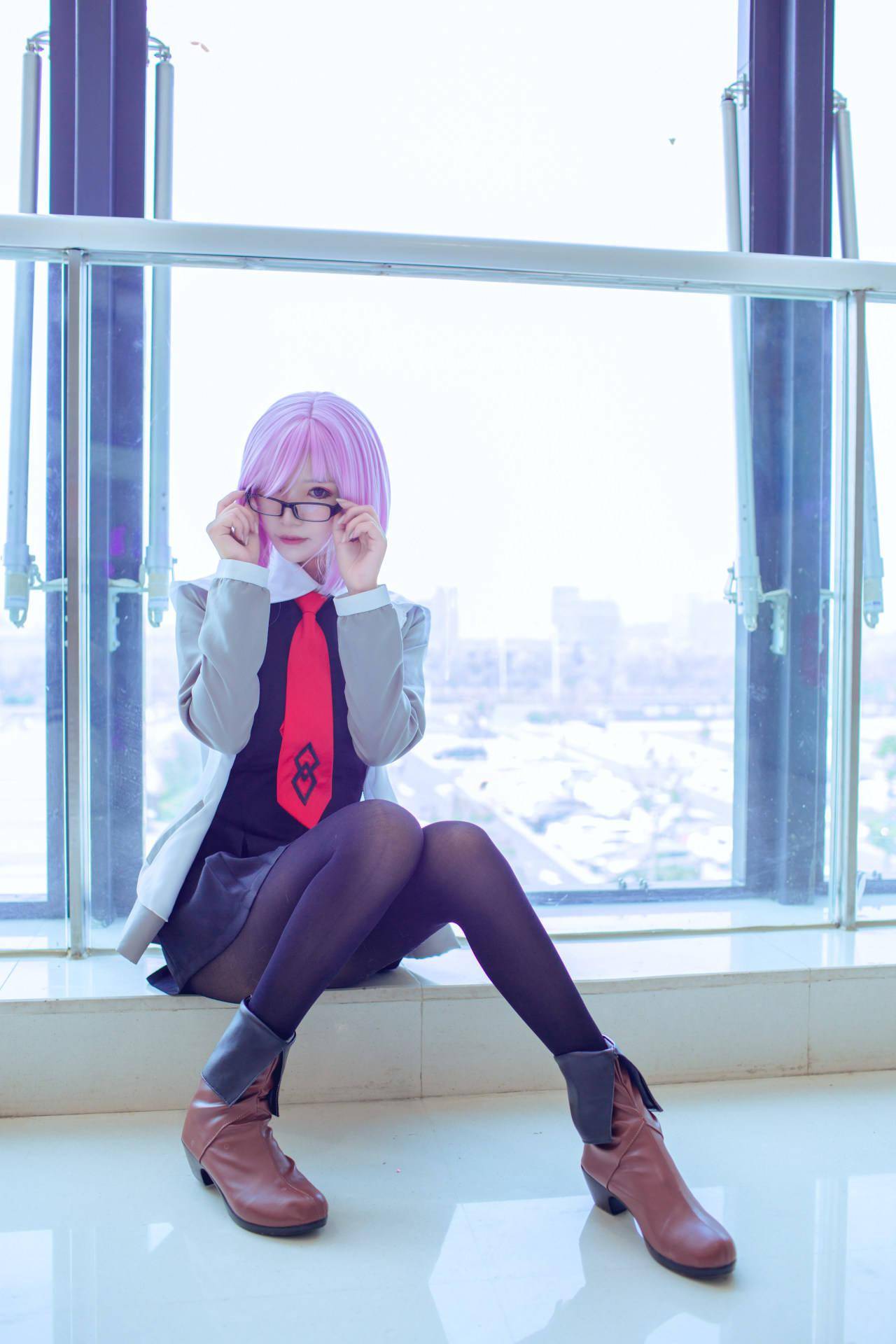 玛修基列莱特cosplay想要永远陪在前辈的身边呐