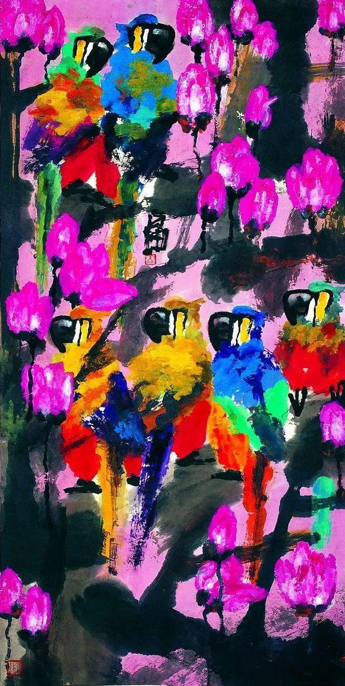 成都画院建院40周年艺术家风采展【二十二】| 蔡寅坤_花鸟画家