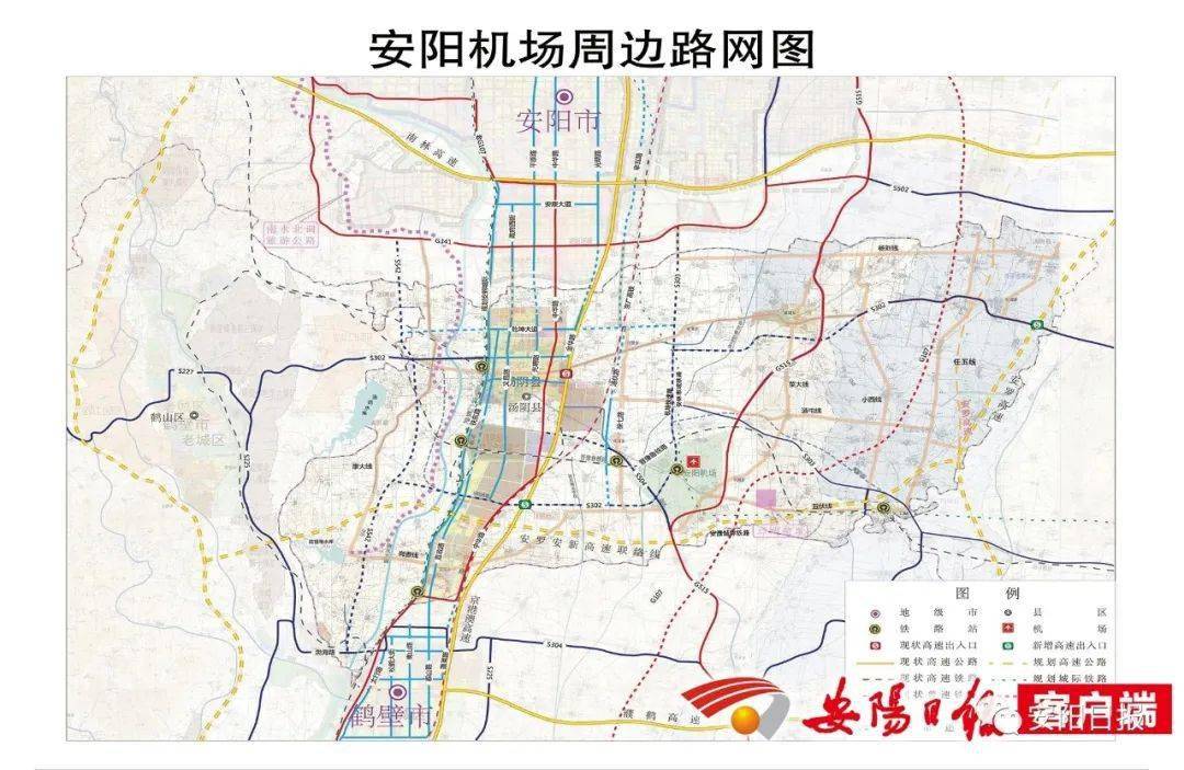 安罗高速汤阴规划图图片