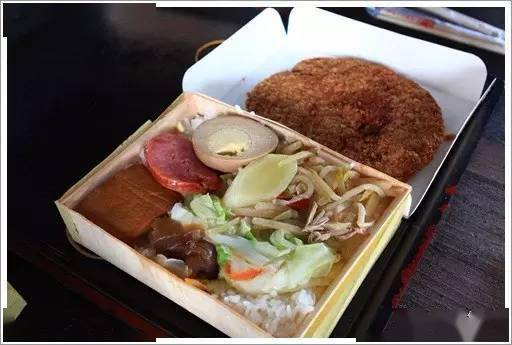 宝岛台湾的美食特产铁路便当