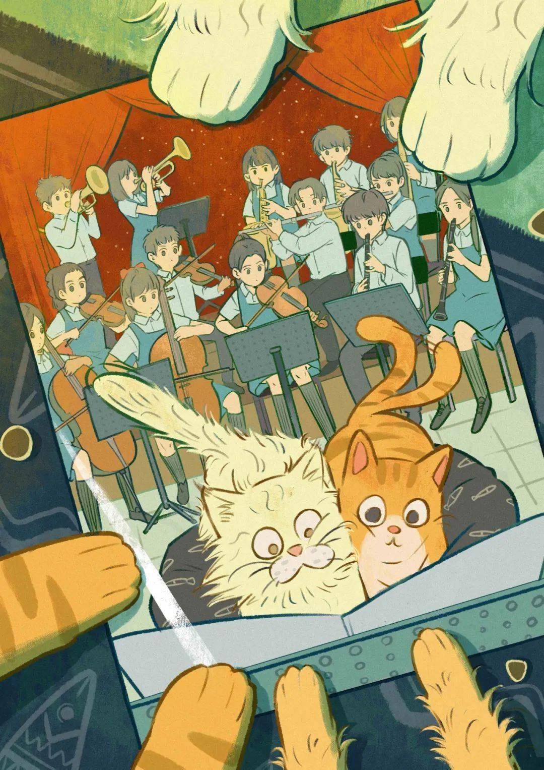 赛讯|猫的天空之城第10届插画比赛获奖作品_手机搜狐网