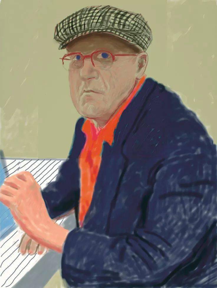 大卫霍克尼和他朋友们的肖像