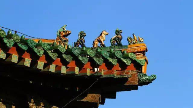 城墙建筑丨西安城墙楼阁檐角小脊兽排排站