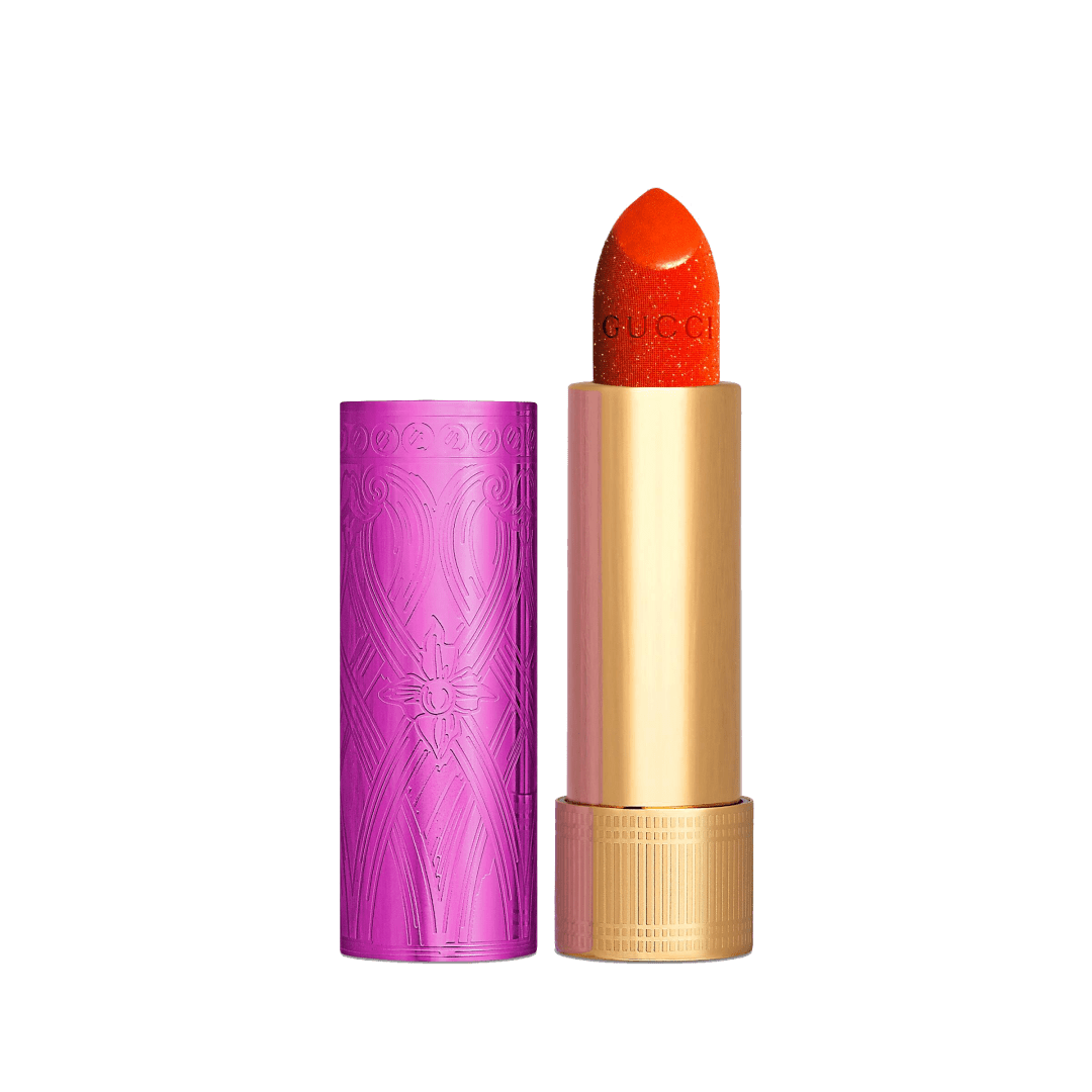 gucci古驰倾色炫闪唇膏2020圣诞限量版含模特试色