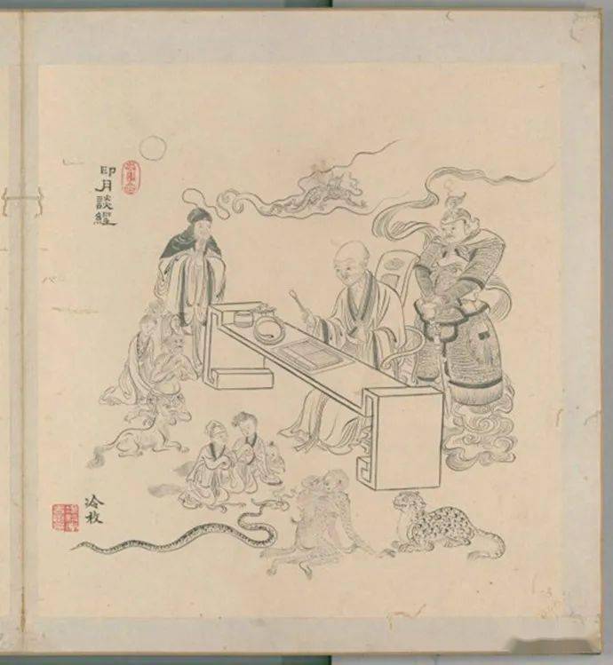 【名品视界】冷牧《白描罗汉》(20帧)欣赏