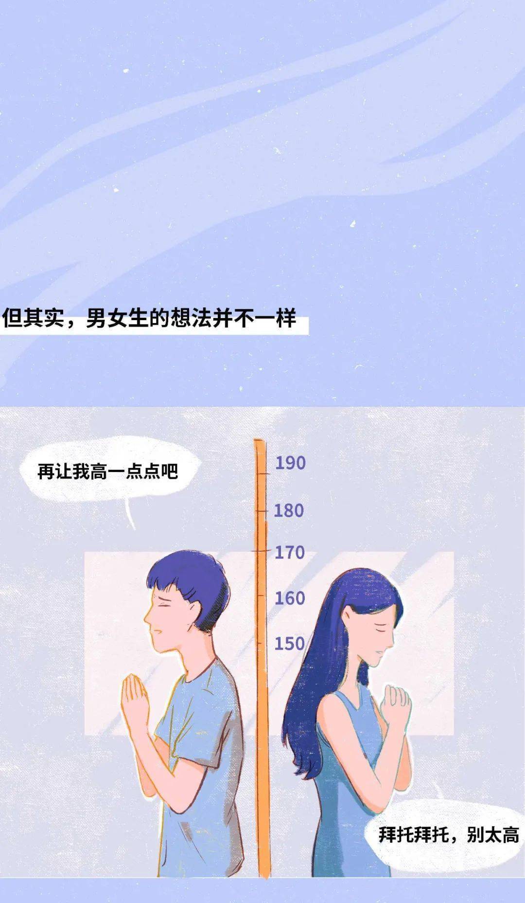 男女身高受歡迎程度表