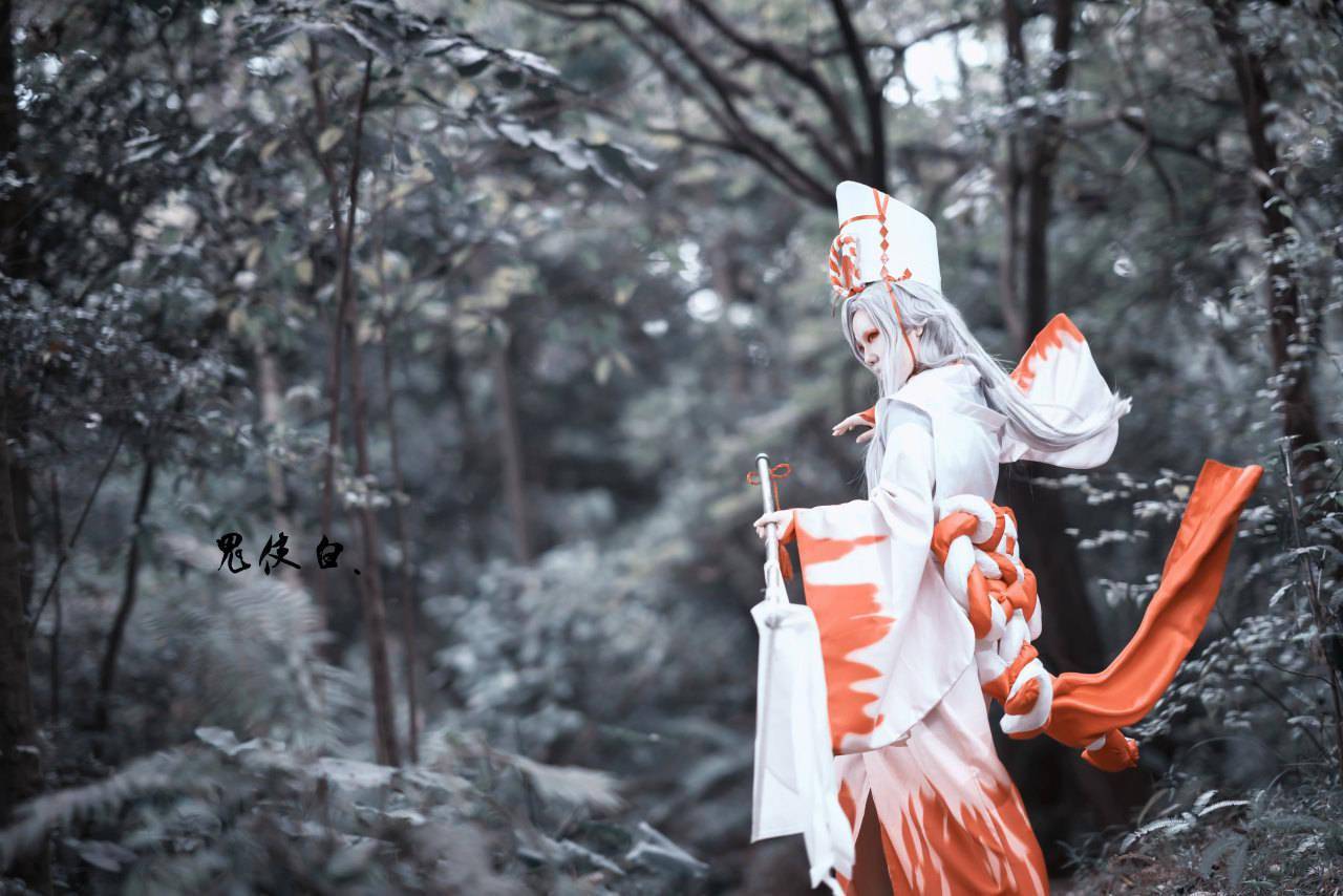 阴阳师鬼使黑白cosplay