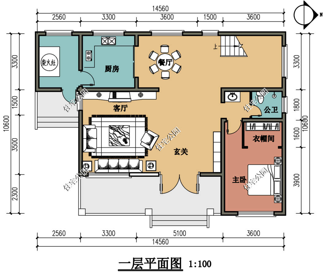 精选图库丨农村长大的孩子都忘不了柴火灶的味道15套带土灶户型合集