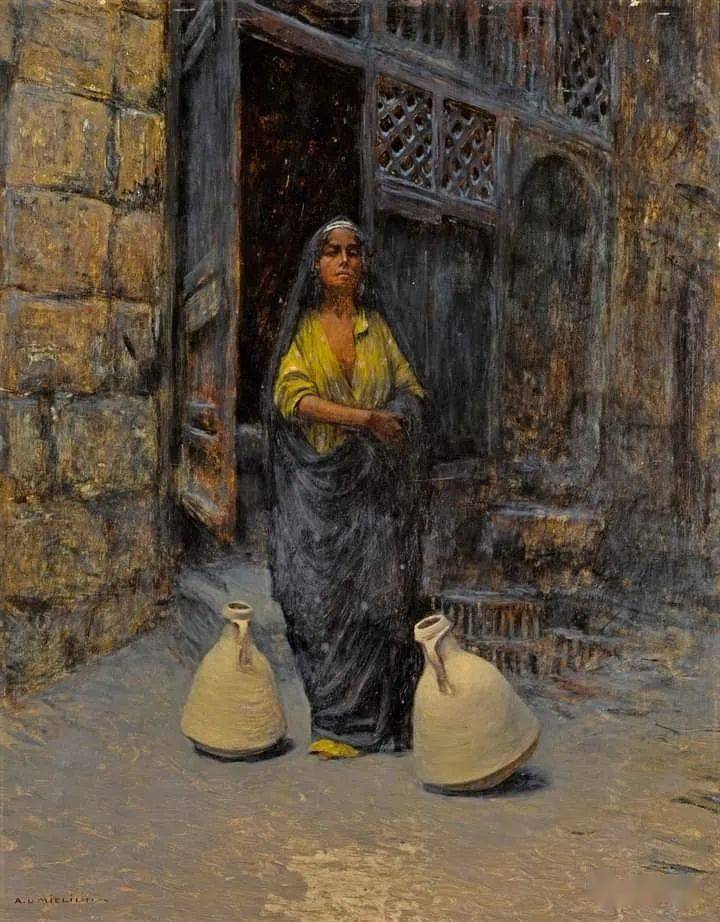 阿拉伯风情油画难得一见