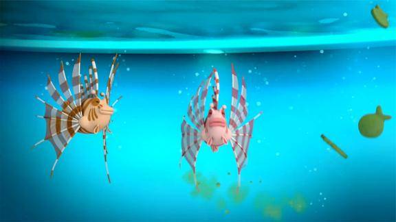 海底小纵队狮子鱼很可怕巴克队长有办法还亲自护送它们回家