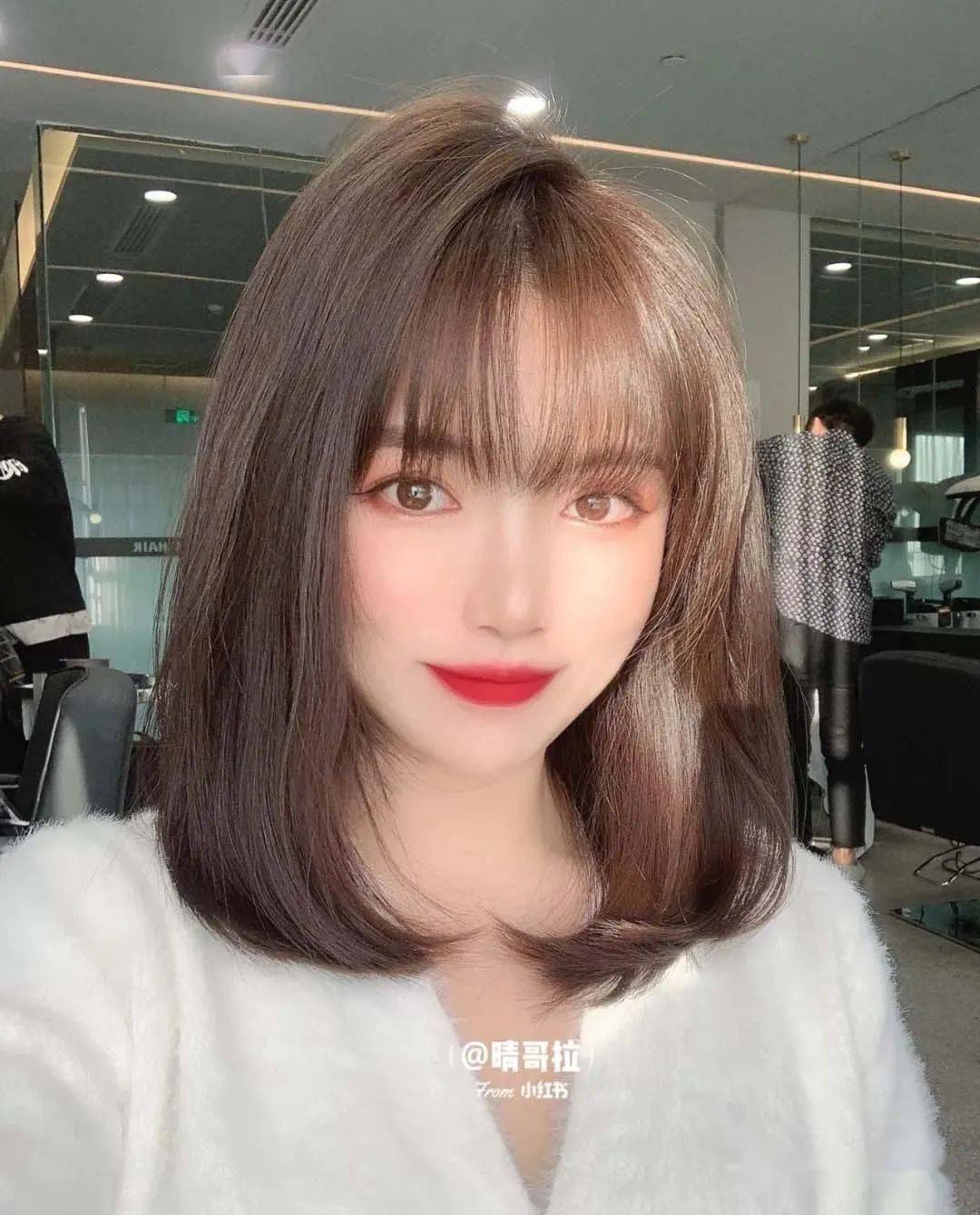 甜过初恋的"刘海发型"